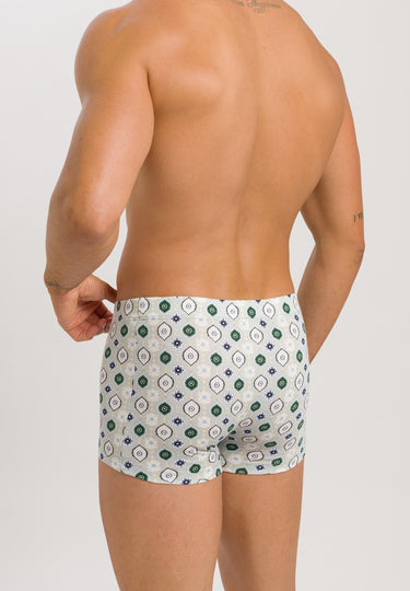 73289 Fancy Jersey BOXER BRIEFS - 1234 Floral Minimal